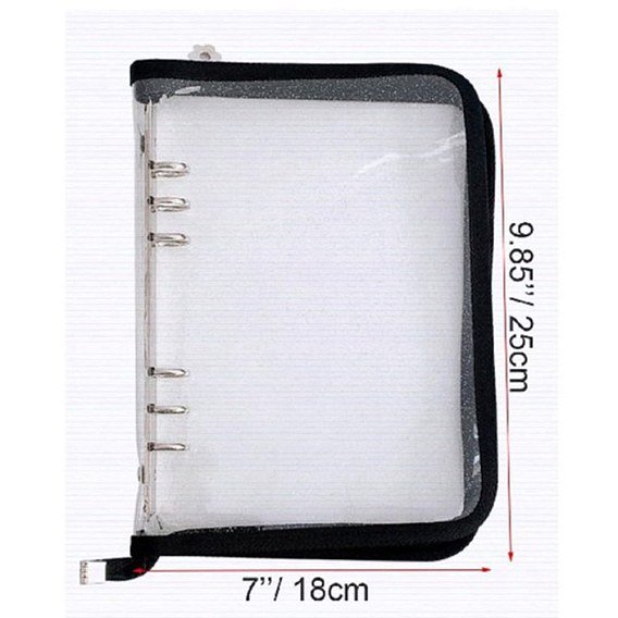 Прозрачный ПВХ органайзер для хранения ювелирных изделий сумки на молнии, альбом для хранения ювелирных изделий, прямоугольные