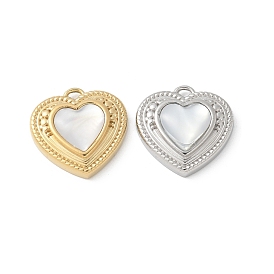 304 подвески из нержавеющей стали, сердце прелести, с оболочкой, ионное покрытие (ip)