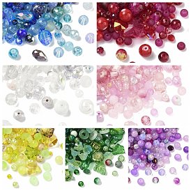 Mixed Style Glass Beads, Mixed Shapes