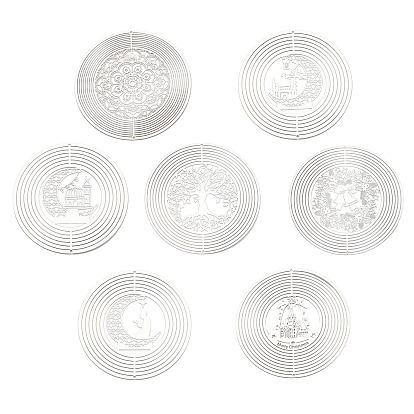 201 подвески/звенья из нержавеющей стали, гравированные металлические украшения