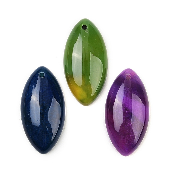 Окрашенные естественный агат подвески, Очарование лошадиных глаз