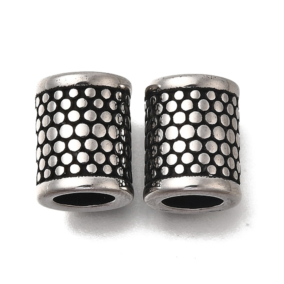 304 европейские трубы из нержавеющей стали, бусины с большим отверстием