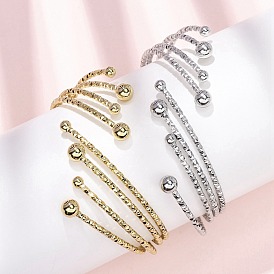 304 женские браслеты-манжеты из нержавеющей стали