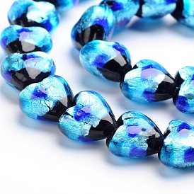 Handmade Lampwork Heart Beads