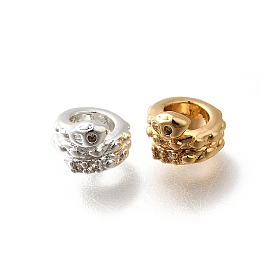 Латунные микро проложить кубического циркония бусы, без кадмия, без никеля и без свинца, змея