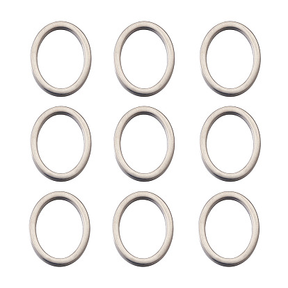 304 нержавеющей стали связывающий кольца, овальные