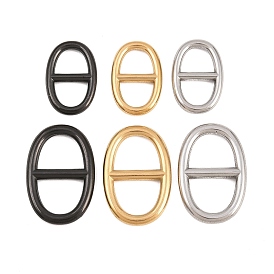 304 Соединительные подвески в виде овальных звеньев из нержавеющей стали, ионное покрытие (ip)