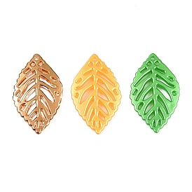 Transparent Acrylic Pendants, Leaf