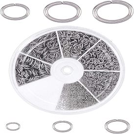 304 из нержавеющей стали открыты кольца прыжок, овальные