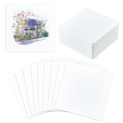 50Pcs Blank Paper, White