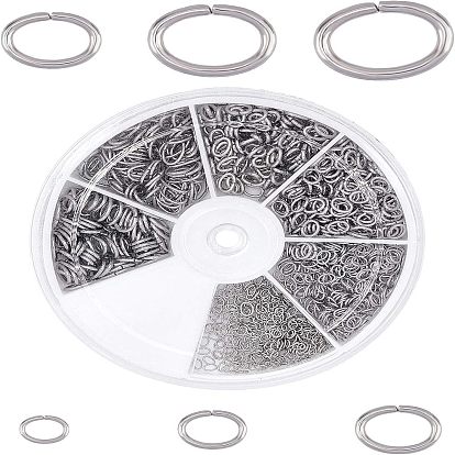 304 из нержавеющей стали открыты кольца прыжок, овальные