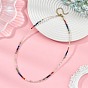 Ожерелья из натуральных граненых круглых бусин из рутилового кварца, клубничного кварца, карнеола и лазурита.