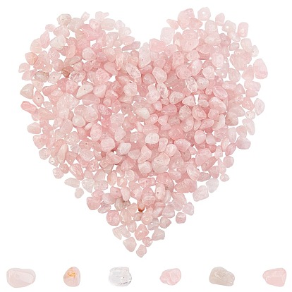 Natural Rose Quartz Chip Beads