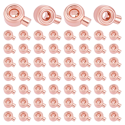 60 шт. латунные обжимные бусины, колонка
