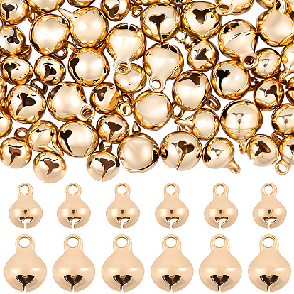 80шт 2 стили железные амулеты, колокол