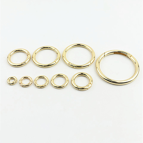 Alloy Spring Gate Rings, for Handbag Ornaments Decoration, Ring