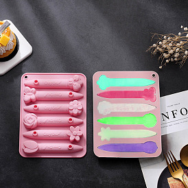 Bees & Butterflies & Flower DIY Crayon Food Grade Silicone Molds, Crayon Recycling Mold, Resin Casting Molds