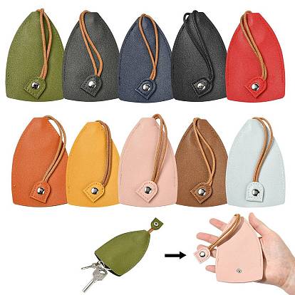 Компактный брелок для хранения ключей с завязкой-подвеской