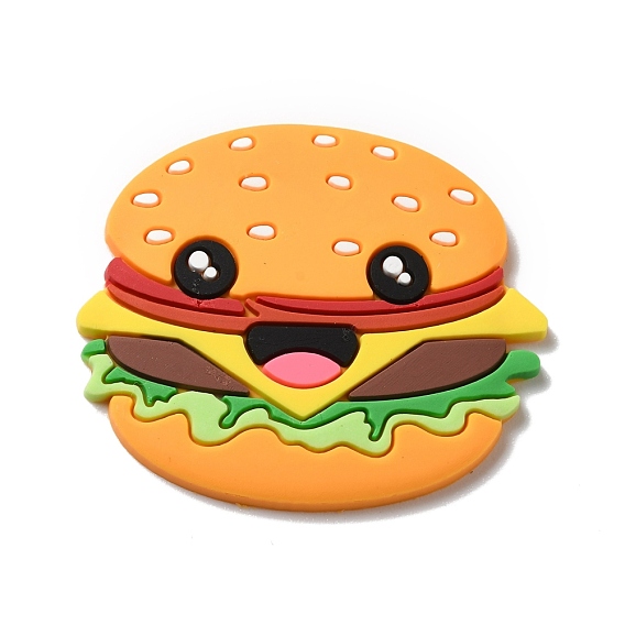 PVC Cabochons, Imitation Food, Hamburger