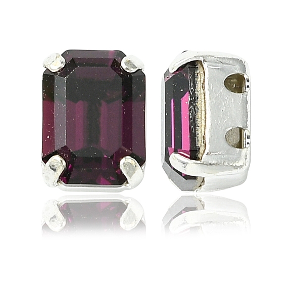 Пришивные чашки preciosa® maxima crystal, многожильных ссылки, чешский хрусталь, с настройками латуни, 719 37 406 восьмиугольник