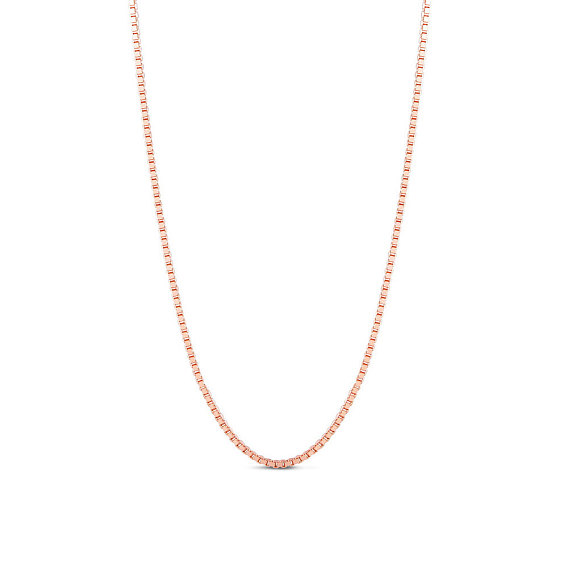 925 стерлингового серебра цепи коробки ожерелья, с печатью s925