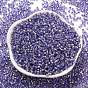 Glass Seed Beads, Silver Lined, Cylinder