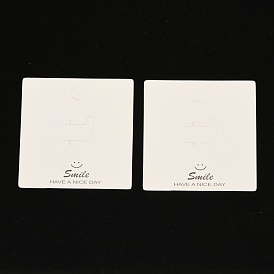 Paper Jewelry Display Cards, for Ring Display, Rectangle with Word