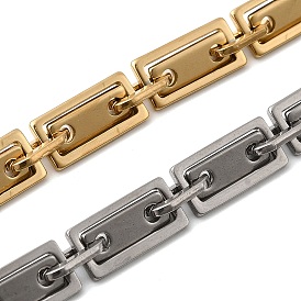 304 цепи прямоугольные звенья нержавеющие, несварные, ионное покрытие (ip)