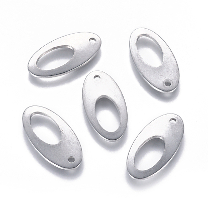 304 подвески из нержавеющей стали, овальный с кольцом