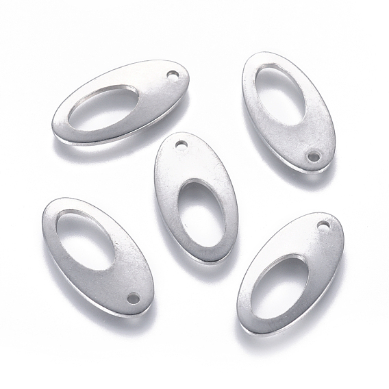 304 подвески из нержавеющей стали, овальный с кольцом