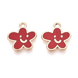 Подвески из эмали и сплава, стойки покрытие, , золотые