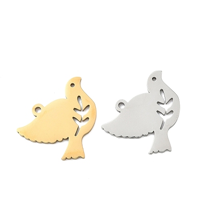 201 подвески из нержавеющей стали, голубь мира