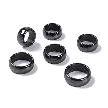 Магнитное кольцо из синтетического гематита, широкие кольца для мужчин и женщин
