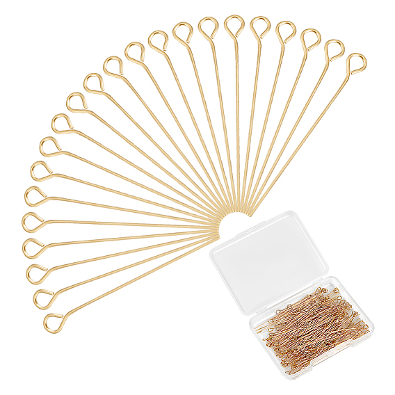 200 шт. 304 штифты с проушинами из нержавеющей стали, для изготовления ювелирных изделий