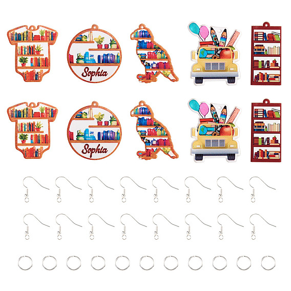 Набор для изготовления акриловых сережек своими руками