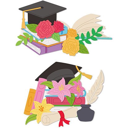 Выпускной тема трафареты для резки углеродистой стали, Шаблон для изготовления бумажных карточек с декоративным тиснением для скрапбукинга своими руками, художественный промысел