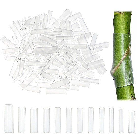 360 piezas 12 estilos estacas de jardín de metal resistentes, palitos para plantas recubiertos de silicona, planta apoya escalada, para tomates, pepino, enrejado vegetal, tubo