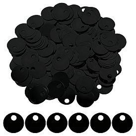 45g pendentifs en plastique, charme plat rond