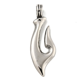 316 Surgical Stainless Steel Pendants, Hook