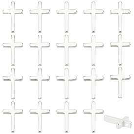 20шт. латунные маленькие крестики-подвески, долговечный