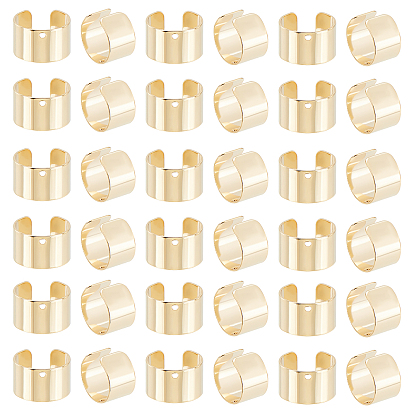 60шт. 304 фурнитура для амбушюров из нержавеющей стали, с отверстием, нет шаблона