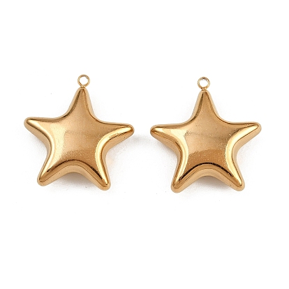 304 подвески из нержавеющей стали, ионное покрытие (ip), звезда очарование