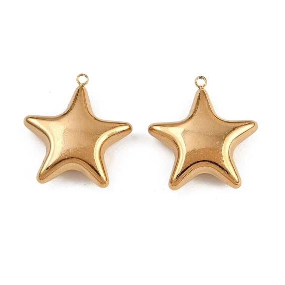 304 подвески из нержавеющей стали, ионное покрытие (ip), звезда очарование