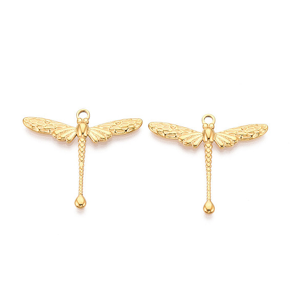 304 подвески из нержавеющей стали, стрекоза, ионное покрытие (ip)