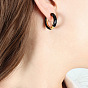 Boucles d'oreilles mignonnes et élégantes en forme de C avec différentes options de couleurs – ravissantes et féminines.