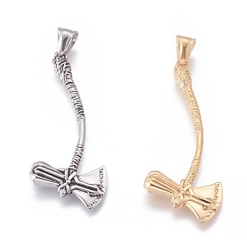 304 Stainless Steel Big Pendants, Axe