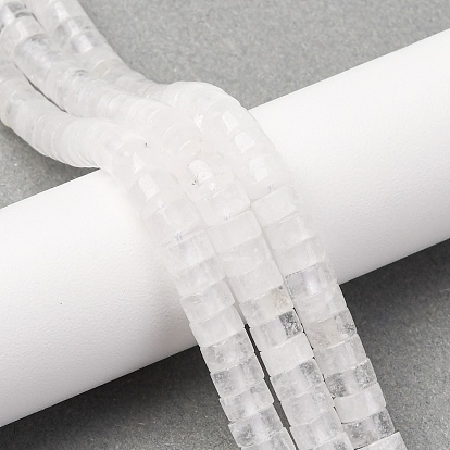 Натуральный кристалл бисер нитей, диск из горного хрусталя, Heishi бусы