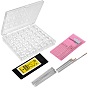 Sewing Tools Sets, including 1 Box Plastic 36 Spools Household Line Empty Sewing Machine Line Axis, 1 Bag Iron Sewing Needles, 1 Set Iron Needles