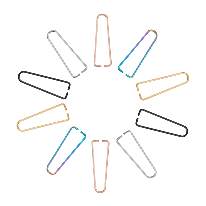 Вакуумное покрытие unicraftale pvd 304 нержавеющая сталь ледорубы зажимные скобы, зажимы для бисера