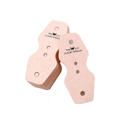 100 шт. складные бумажные карточки для демонстрации резинок для волос